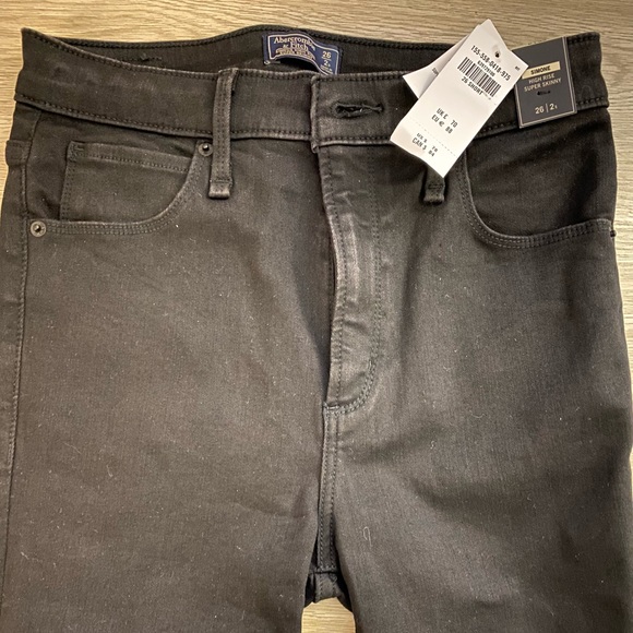 NWT Abercrombie Women’s High Rise Super Skinny Jeans - Picture 2 of 4